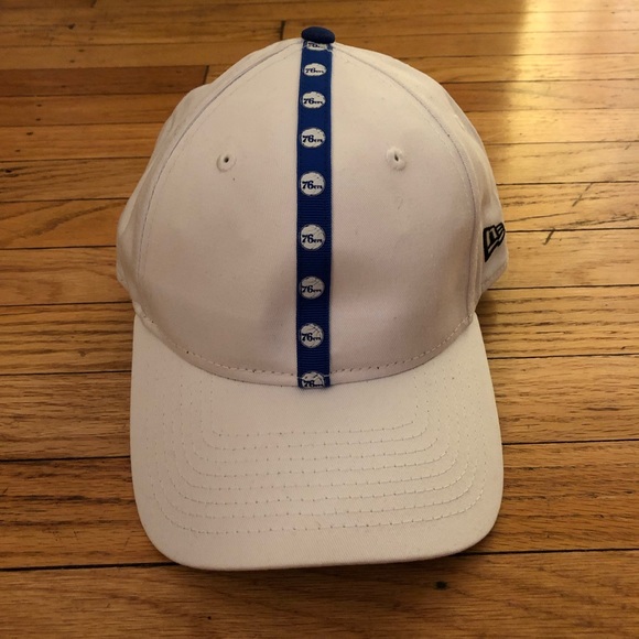 white 76ers hat